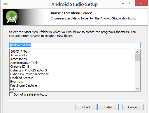 Android Studio体验(一)--Window版本安装