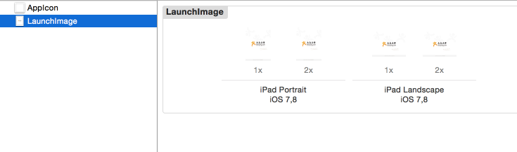iOS开发-xCode6(iOS 8)中应用程序图标和启动页面设置