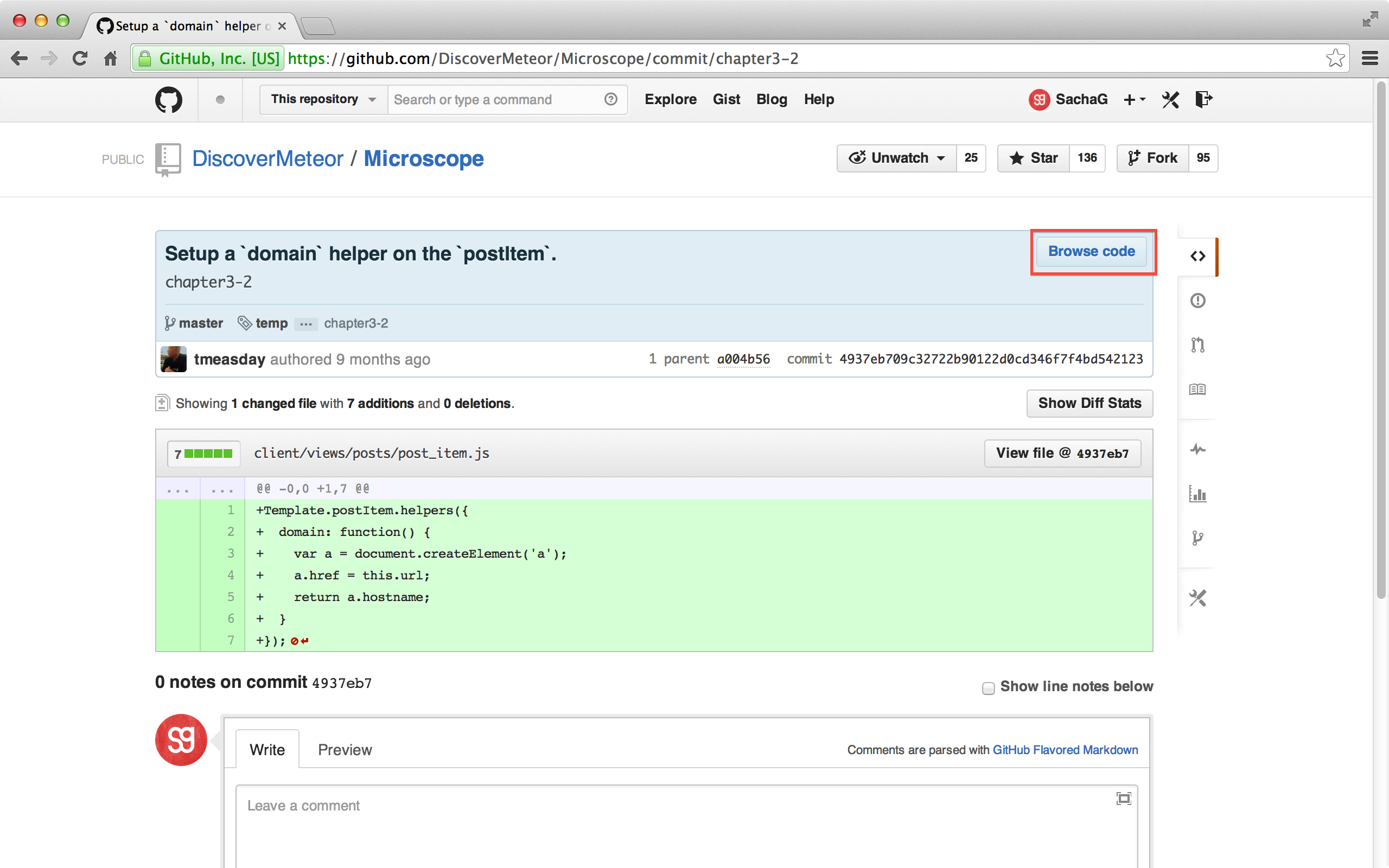 Meteor 使用 Git 和 GitHub