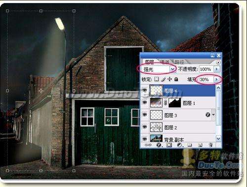 Photoshop合成教程:白天变成黑夜
