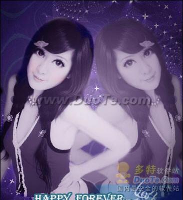 Photoshop教程:打造迷人的大眼睛美女