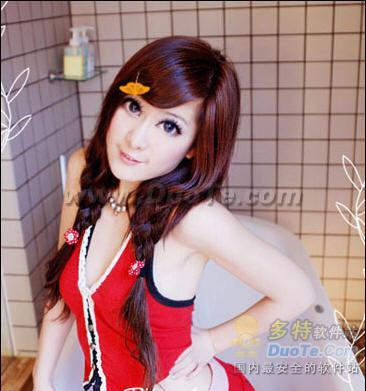 Photoshop教程:打造迷人的大眼睛美女