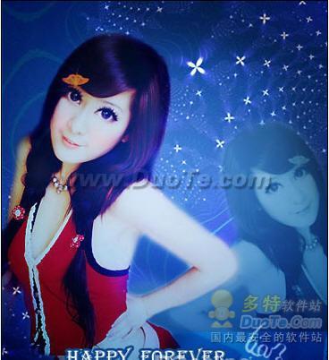 Photoshop教程:打造迷人的大眼睛美女