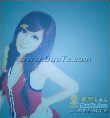 Photoshop教程:打造迷人的大眼睛美女