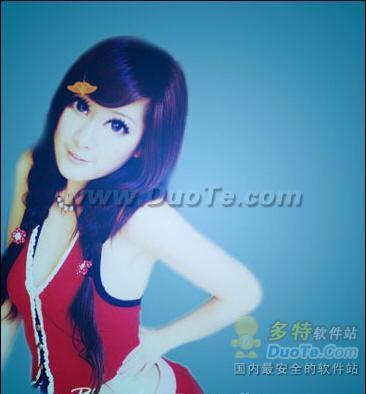 Photoshop教程:打造迷人的大眼睛美女