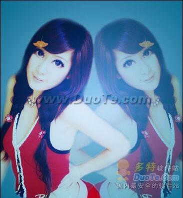 Photoshop教程:打造迷人的大眼睛美女