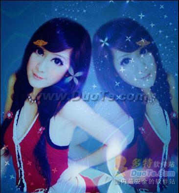 Photoshop教程:打造迷人的大眼睛美女