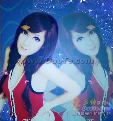 Photoshop教程:打造迷人的大眼睛美女