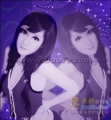 Photoshop教程:打造迷人的大眼睛美女