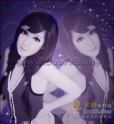 Photoshop教程:打造迷人的大眼睛美女