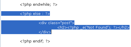 WordPress主题开发教程九:Else,日志 ID,链接标题