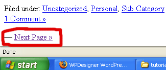 WordPress主题开发教程十:日志导航链接