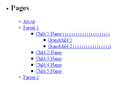 WordPress主题开发教程十二:页面链接列表