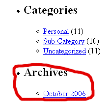 WordPress主题开发教程十三:存档和链接列表