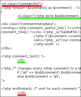 WordPress主题开发教程二十五:留言模板